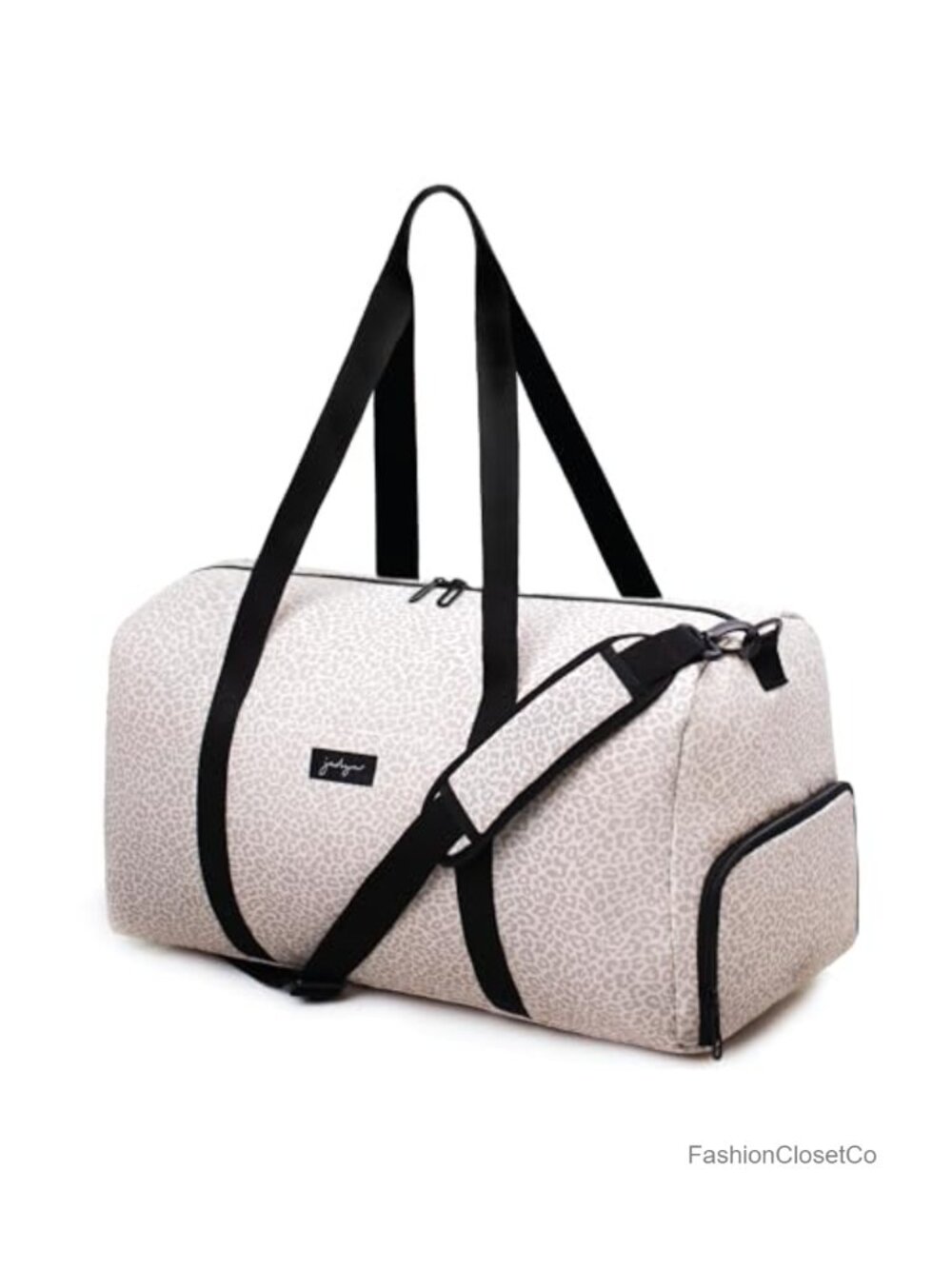Large Polyester Duffel Gym Travel Overnight Bag Weekender with Pockets
